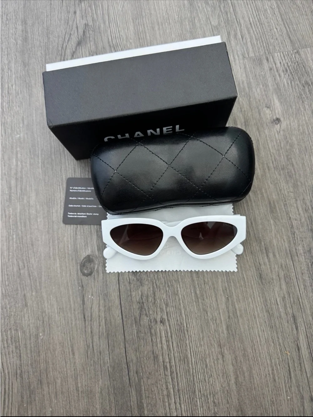 White Cat Eye Sunglasses -